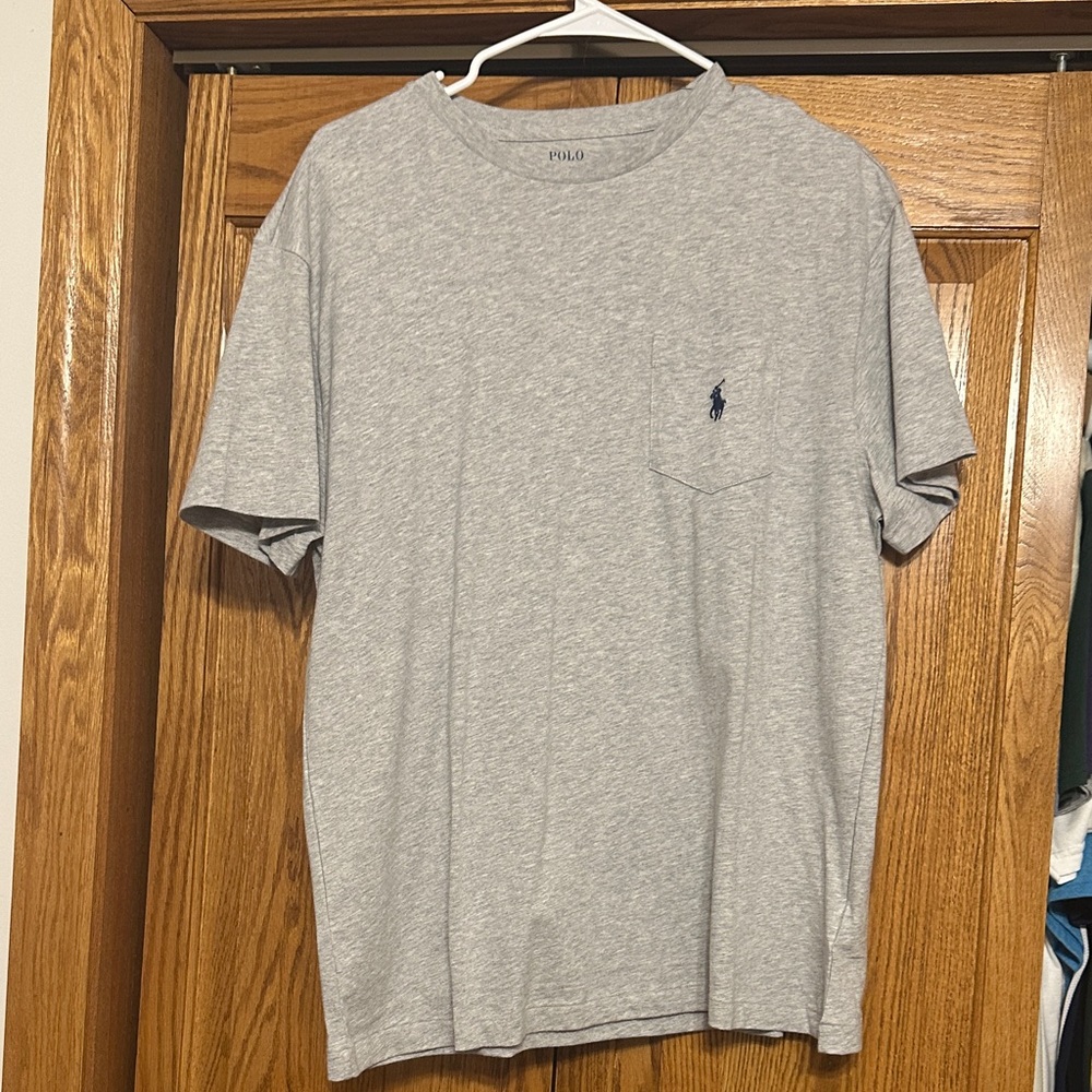 Polo by Ralph Lauren Light Gray Short Sleeve Tee